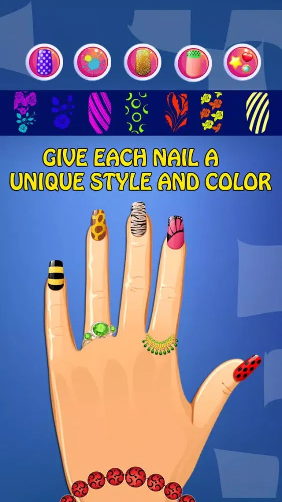 Capturas de pantalla de Summer Nail Fashion Salons: Pass with Colors. Play Manicure Polish Fervor Games