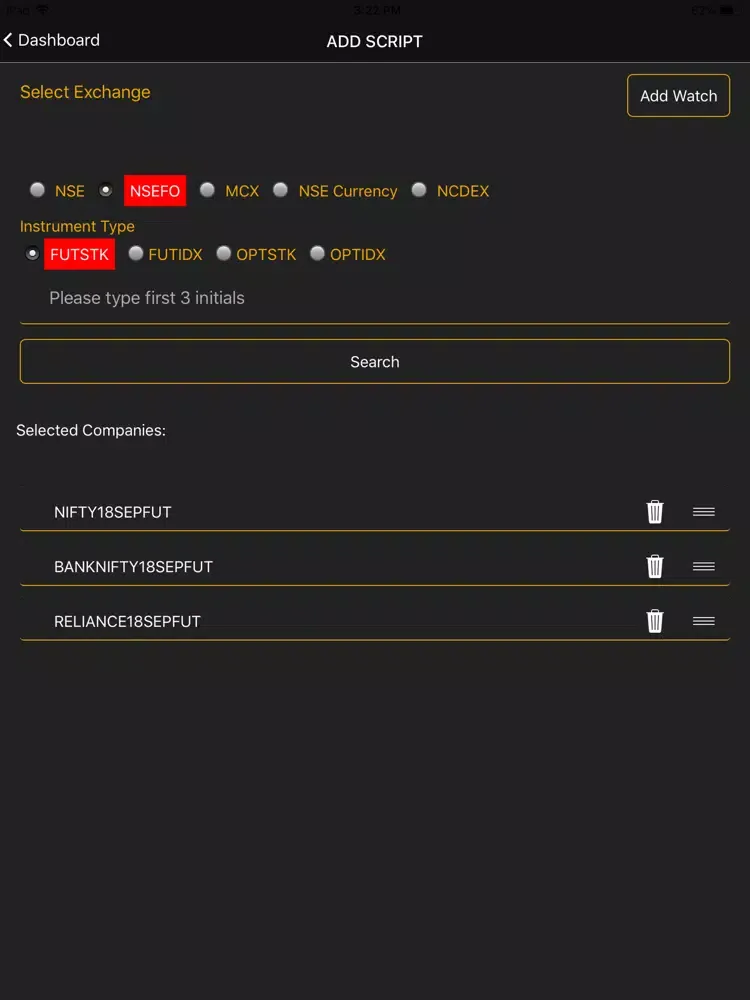 Tangkapan layar Swaptrade-Virtual Trading iPad 