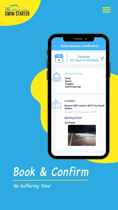 The Swim Starter App স্ক্রিনশট