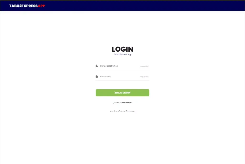 Screenshot di Tabu2Express