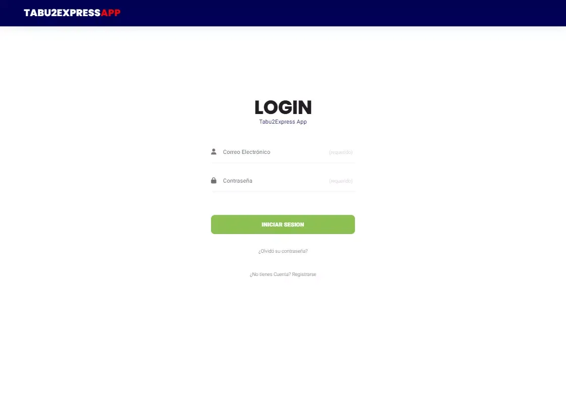 Screenshot di Tabu2Express