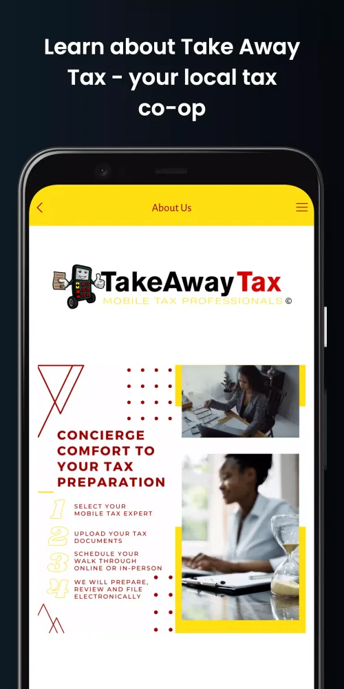 Take Away Tax Ekran Görüntüleri