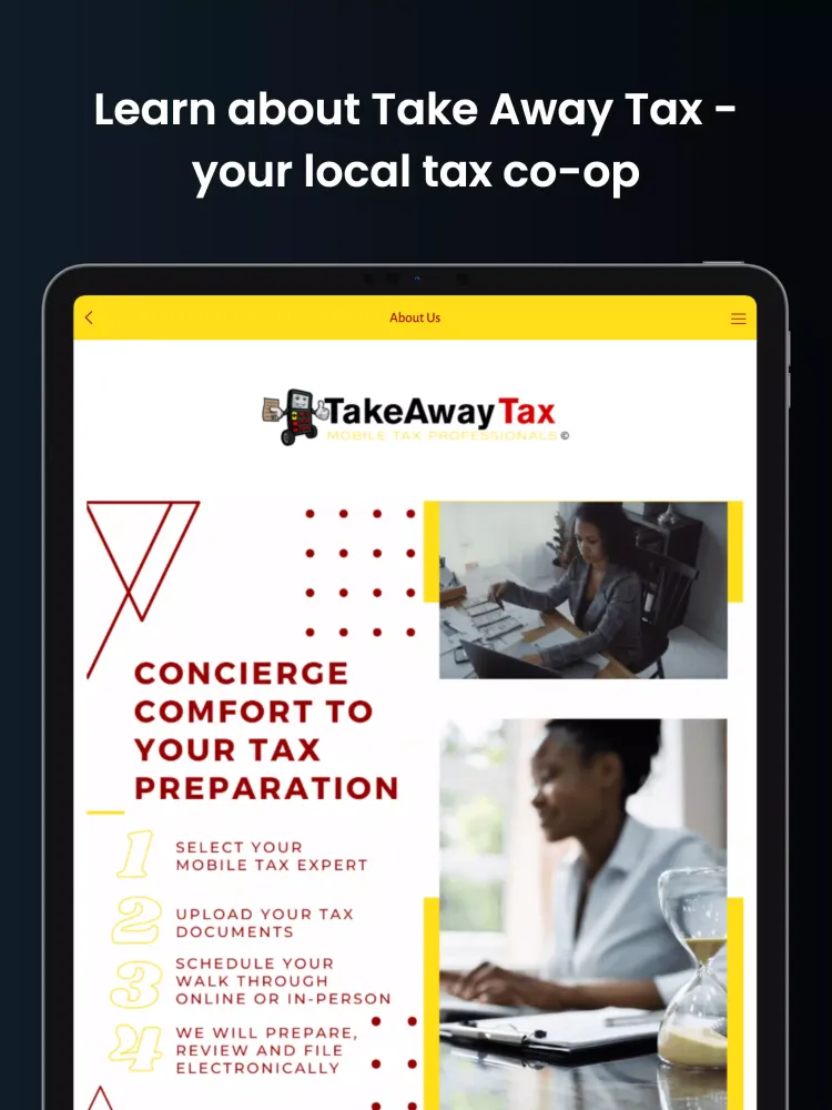 Take Away Tax Ekran Görüntüleri