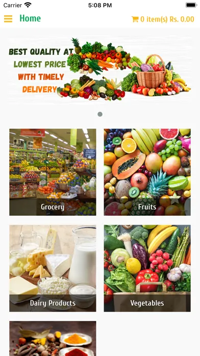 Ảnh chụp màn hình của Take Grocery