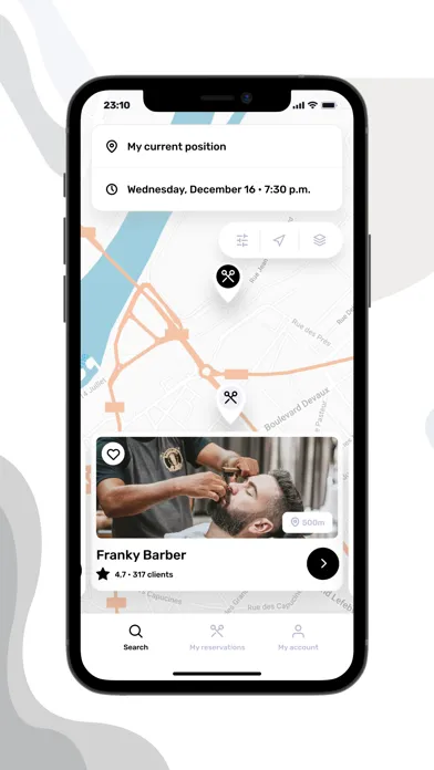 Capturas de pantalla de Takehair: book a hairdresser