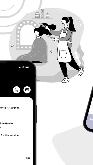 Capturas de pantalla de Takehair: book a hairdresser
