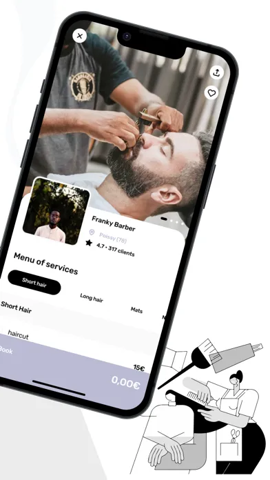 Capturas de pantalla de Takehair: book a hairdresser
