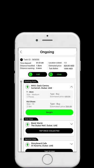 Screenshot di Taskers
