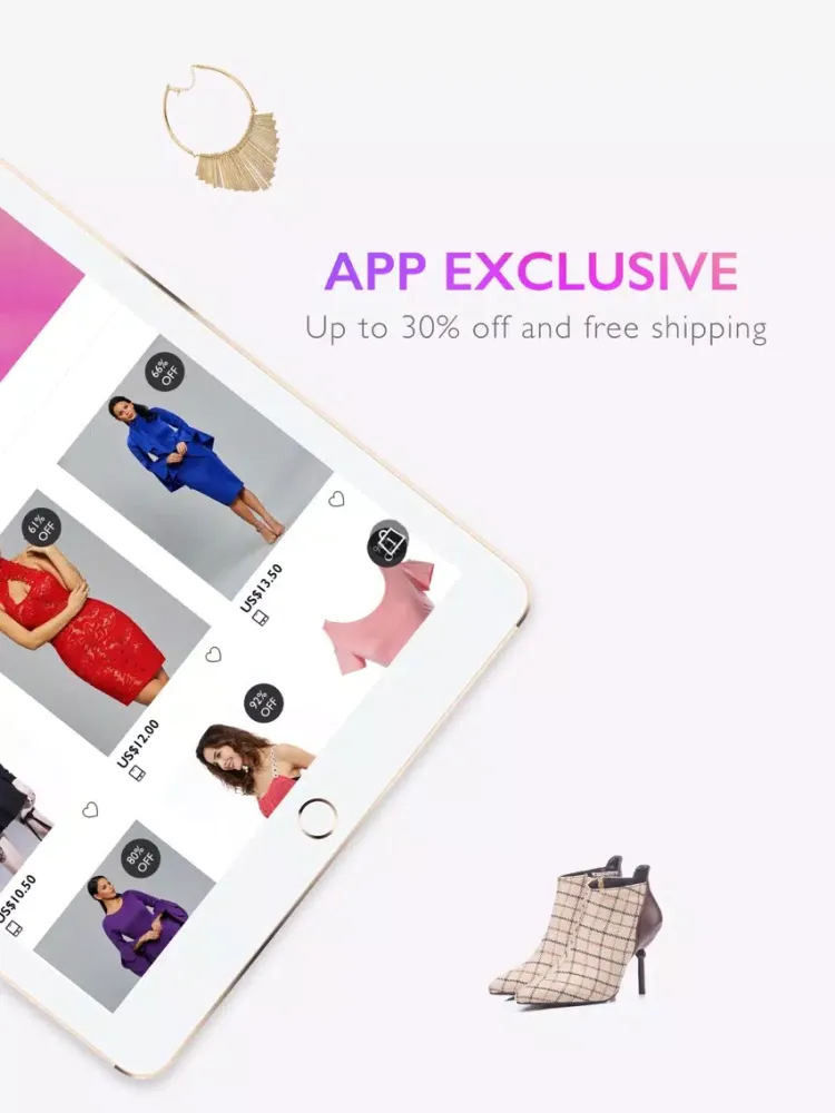 Ảnh chụp màn hình của Tbdress Shop Fashion & Trends iPad 