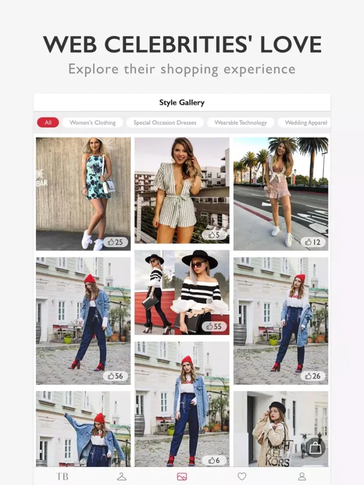 Ảnh chụp màn hình của Tbdress Shop Fashion & Trends iPad 