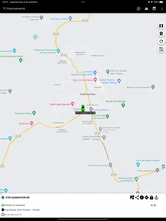 TC Rastreamento iPad  Screenshots