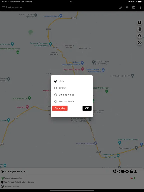 TC Rastreamento iPad  Screenshots