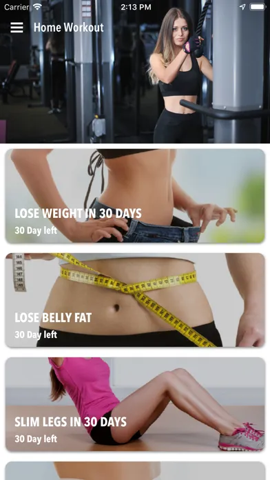 Скриншоты Loss Weight Workout