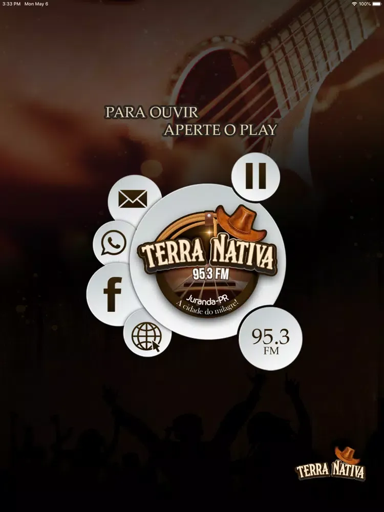 Rádio Terra Nativa FM 95,3 iPad 應用截圖