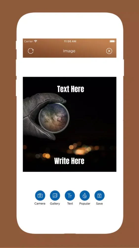 Captures d'écran de TextPhoto: Write Text On Photo