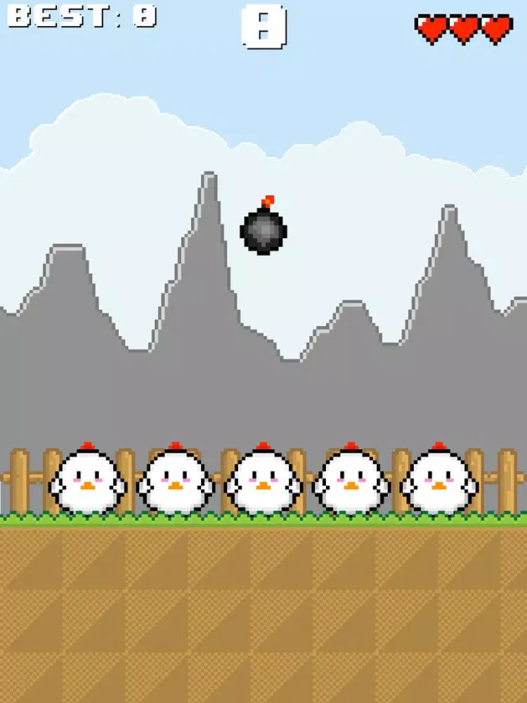 تصاویر The chickens save eggs iPad 