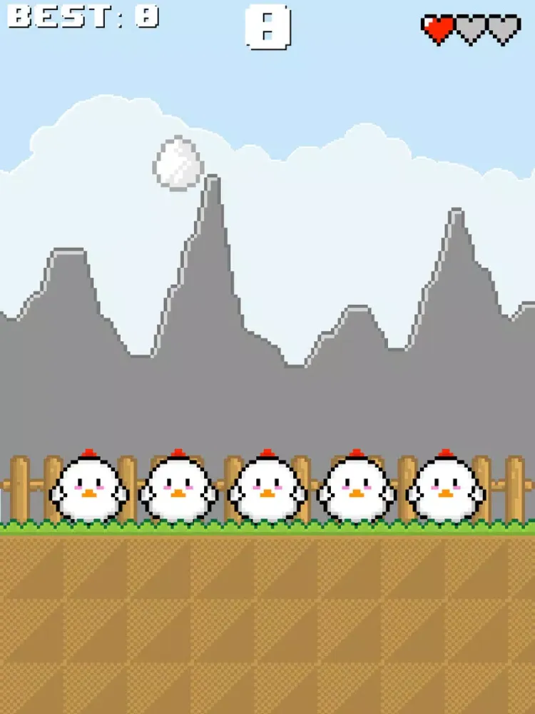 تصاویر The chickens save eggs iPad 