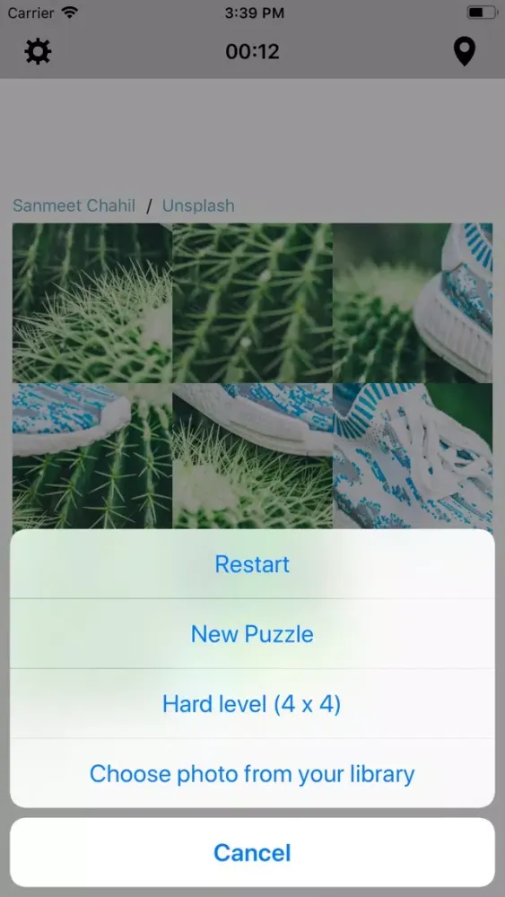 15 Sliding Tiles سکرین شاٹس