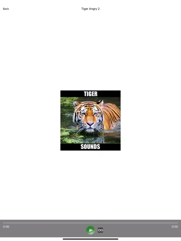 Captures d'écran de Tiger Sounds - Tiger Growls iPad 