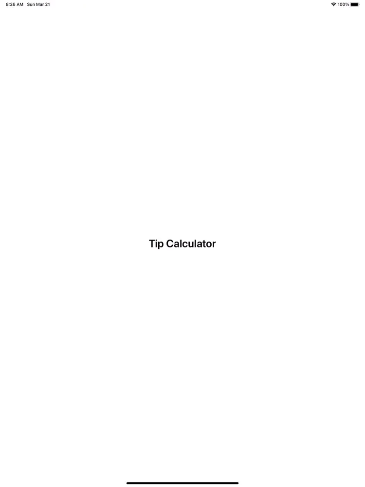 Tip Calculator - Instantly iPad  Screenshots