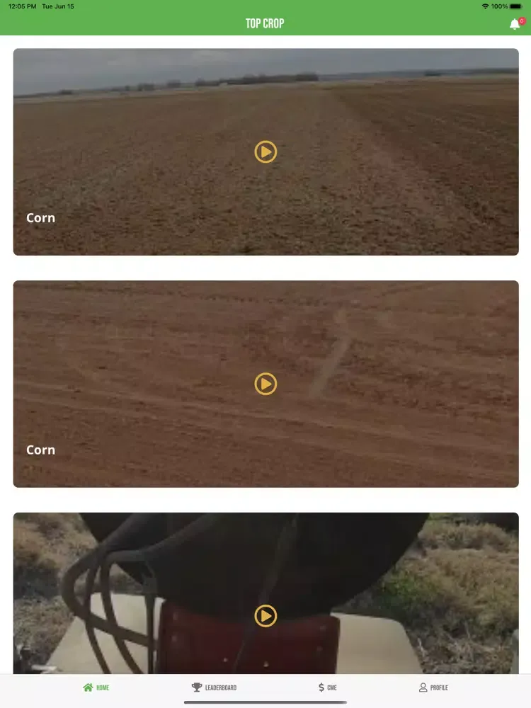ภาพหน้าจอของ Top Crop Live iPad 