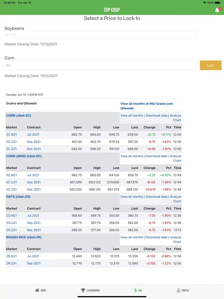 ภาพหน้าจอของ Top Crop Live iPad 