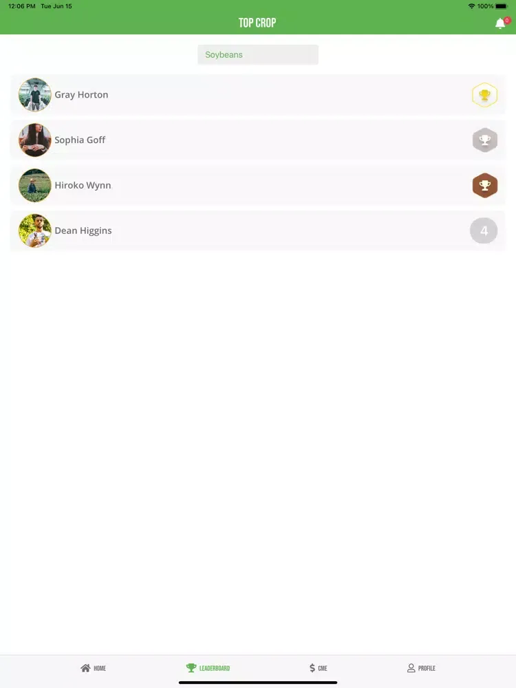 ภาพหน้าจอของ Top Crop Live iPad 