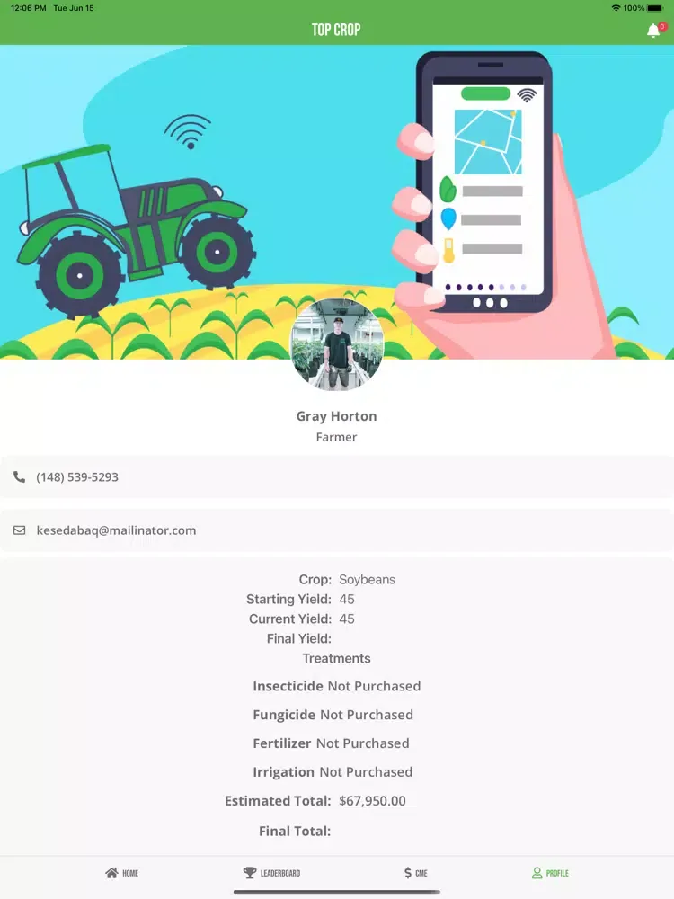 ภาพหน้าจอของ Top Crop Live iPad 