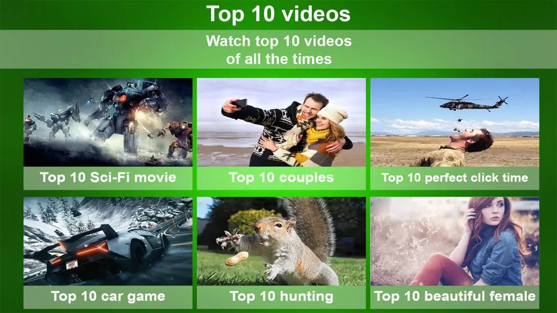 Latest Top 10 Videos应用截图