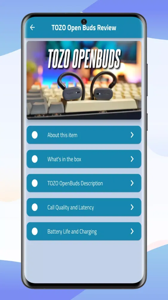 TOZO OpenBuds Guide 스크린샷