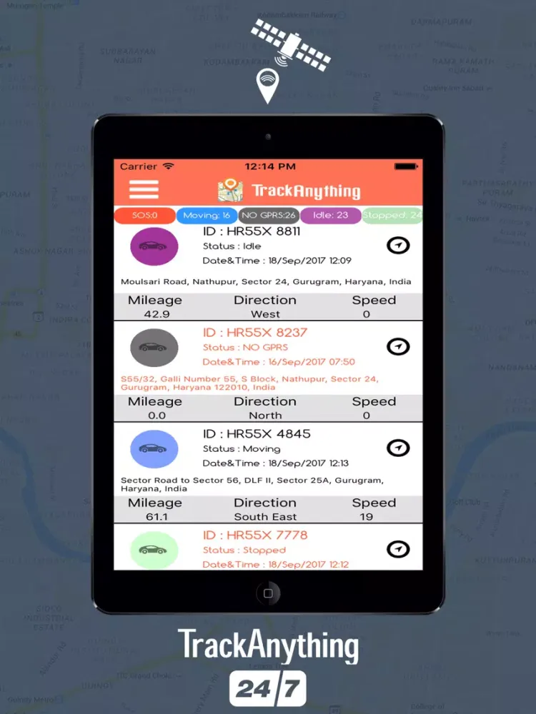 TrackAnything.in iPad  स्क्रीनशॉट