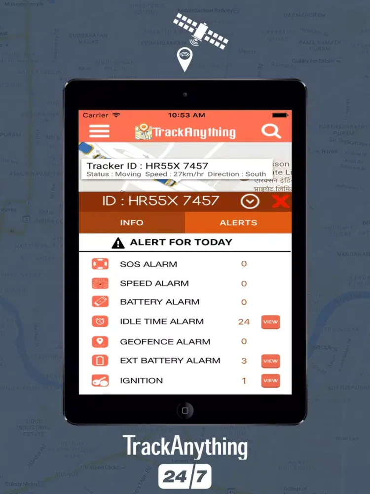 TrackAnything.in iPad  स्क्रीनशॉट