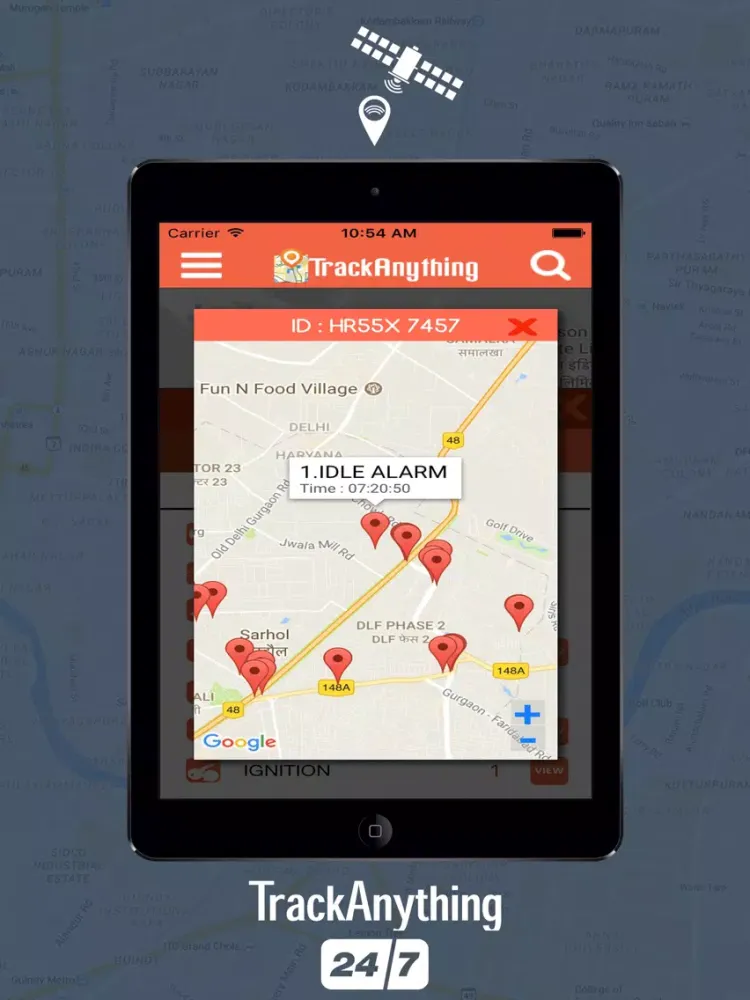 TrackAnything.in iPad  स्क्रीनशॉट