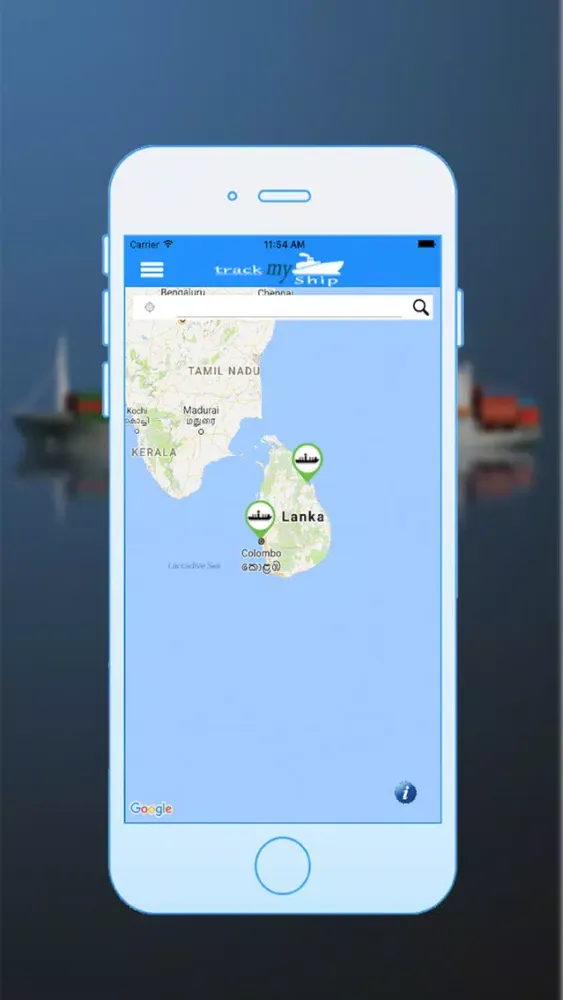 TrackMyShip Screenshots