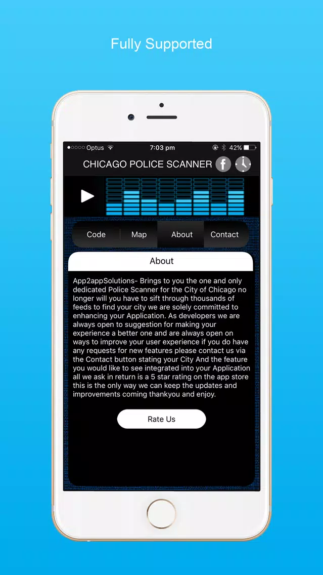 Capturas de pantalla de Chicago Police Scanner Radio