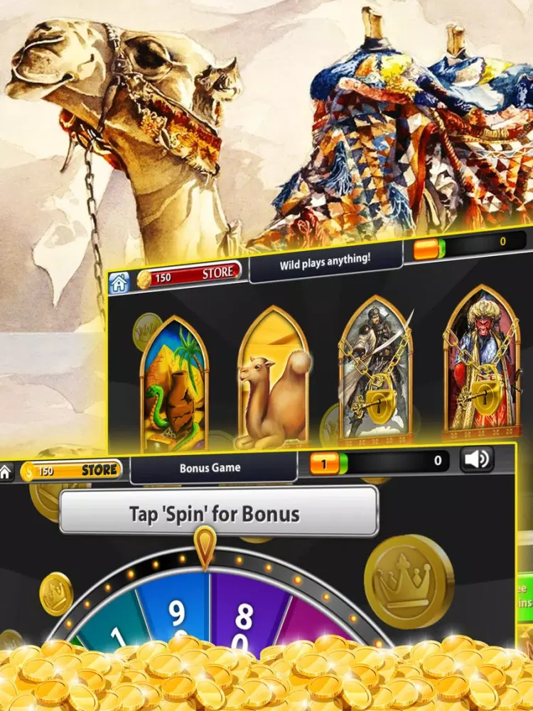 The New Desert Treasure Deluxe Slot - Win the Huge Jackpot! iPad  Screenshots
