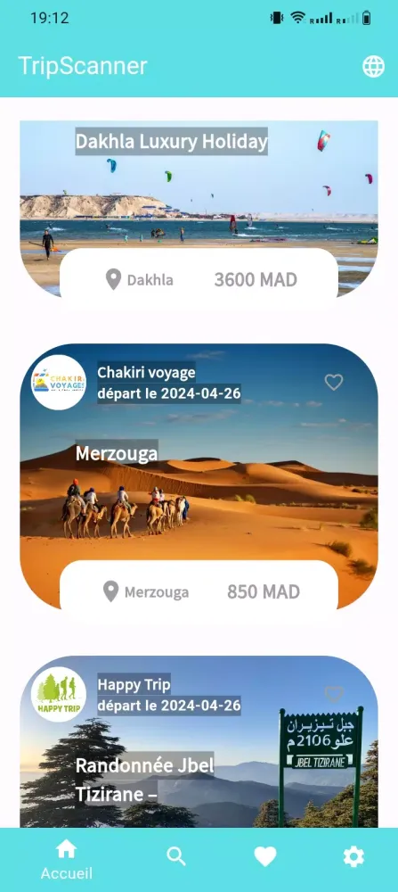 Tripscanner Screenshots