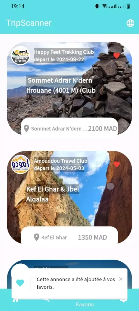 Tripscanner Screenshots