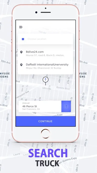 Captures d'écran de Truck Around App