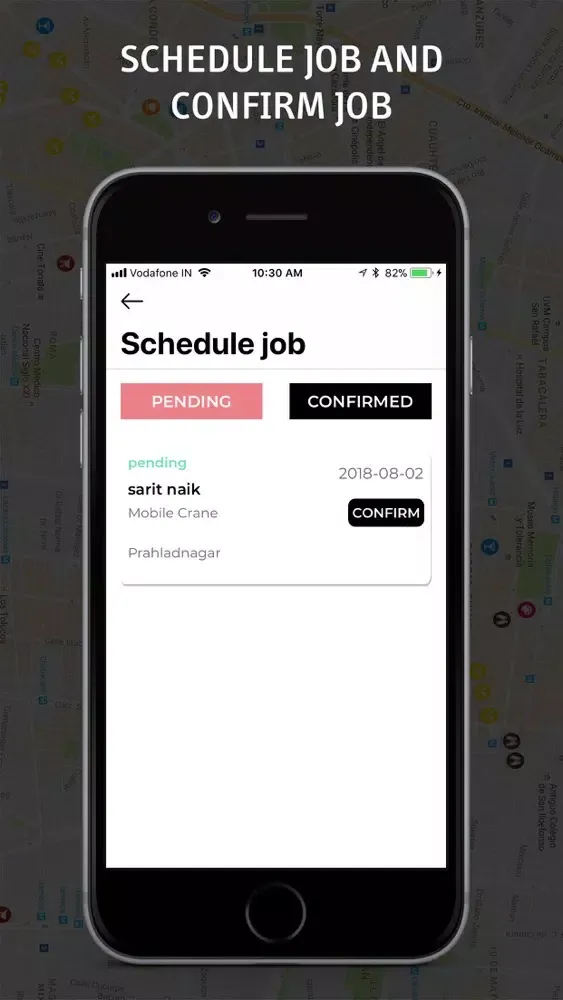 Tangkapan layar Call'a Truckkate Provider