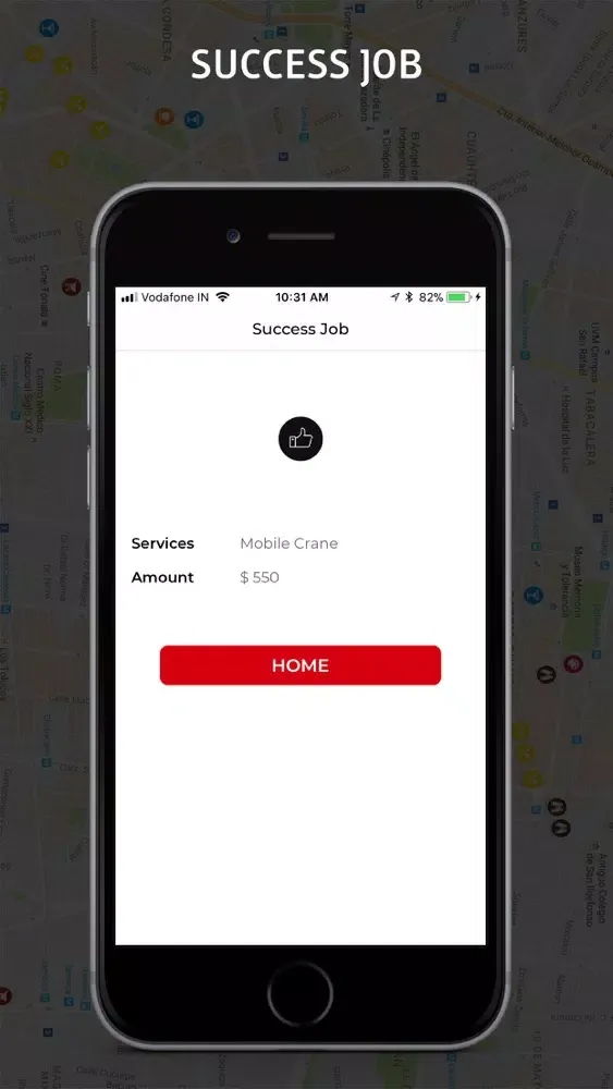 Tangkapan layar Call'a Truckkate Provider