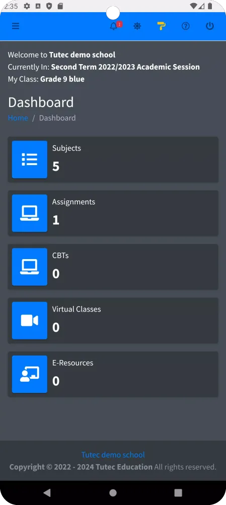 Tutec Education for Student Screenshots