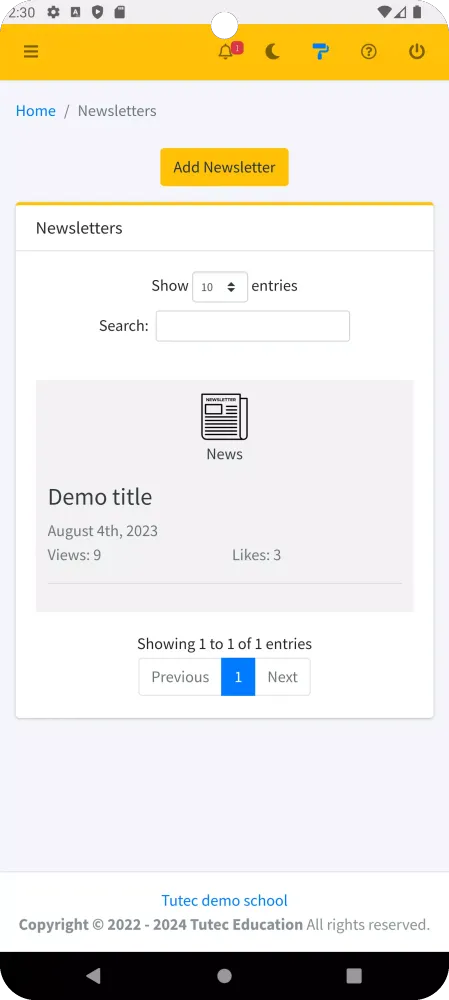 Tutec Education for Student Screenshots