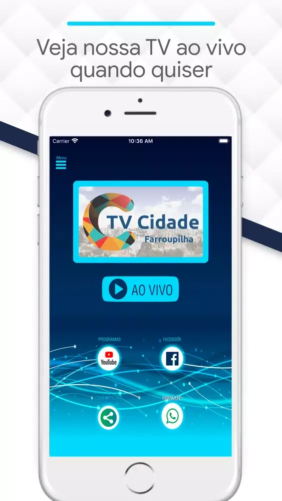 Capturas de pantalla de TV Cidade Farroupilha.