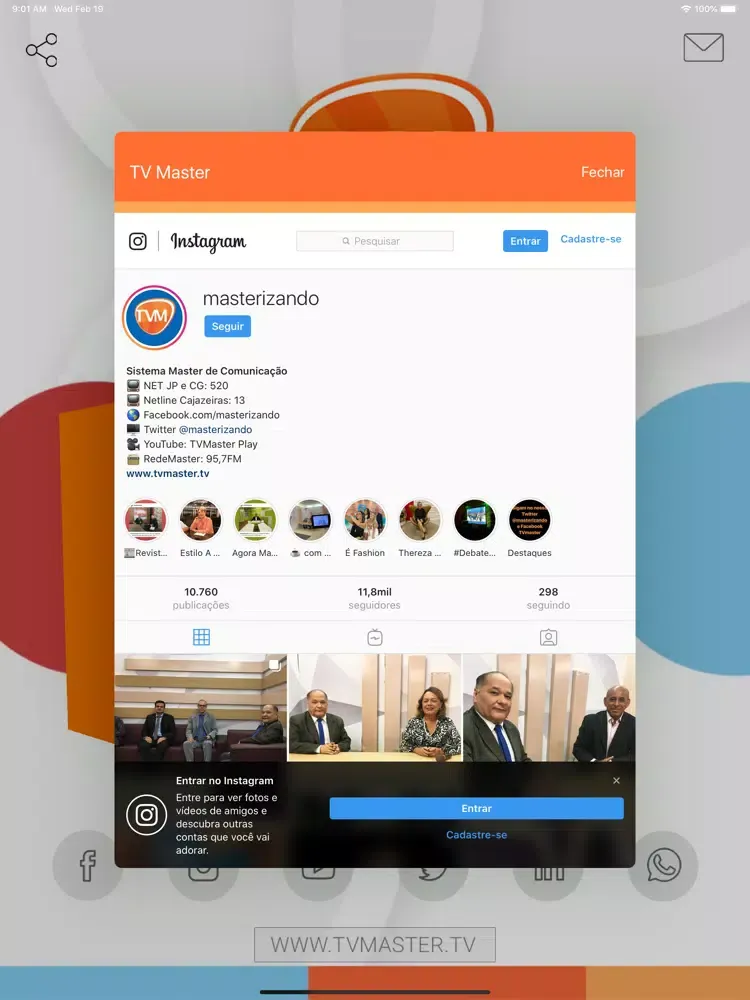 TV Master. iPad  Screenshots