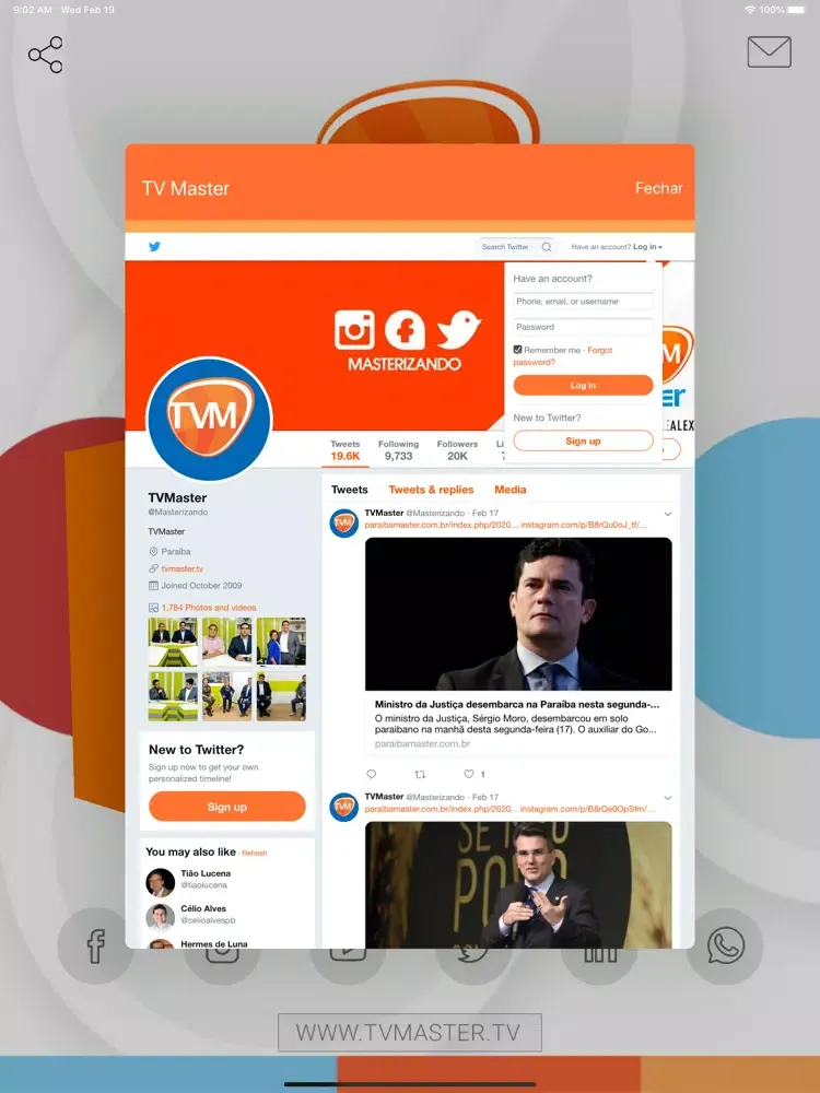 TV Master. iPad  Screenshots