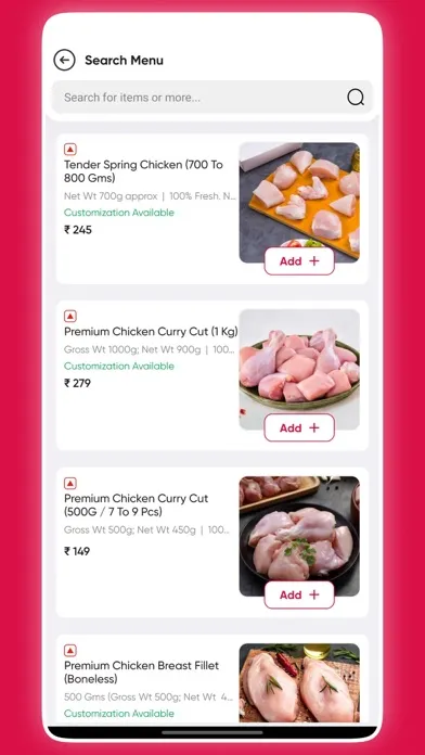 Captures d'écran de Good Meat Company