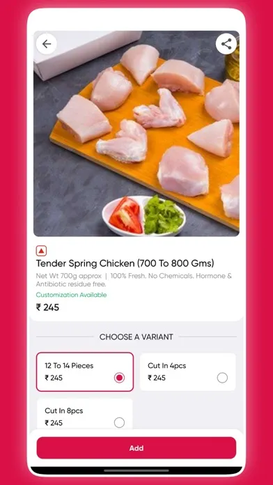 Captures d'écran de Good Meat Company