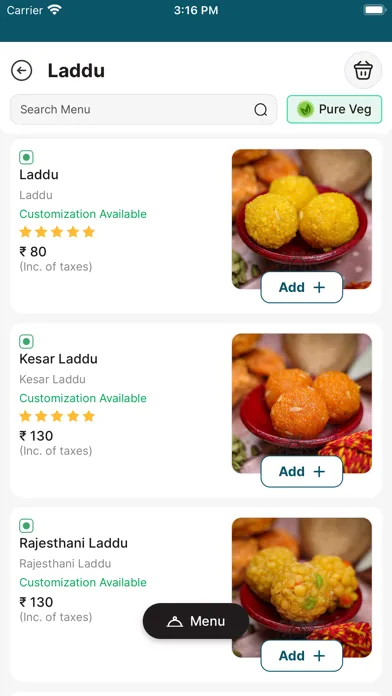 Screenshot di Jagdish Sweets