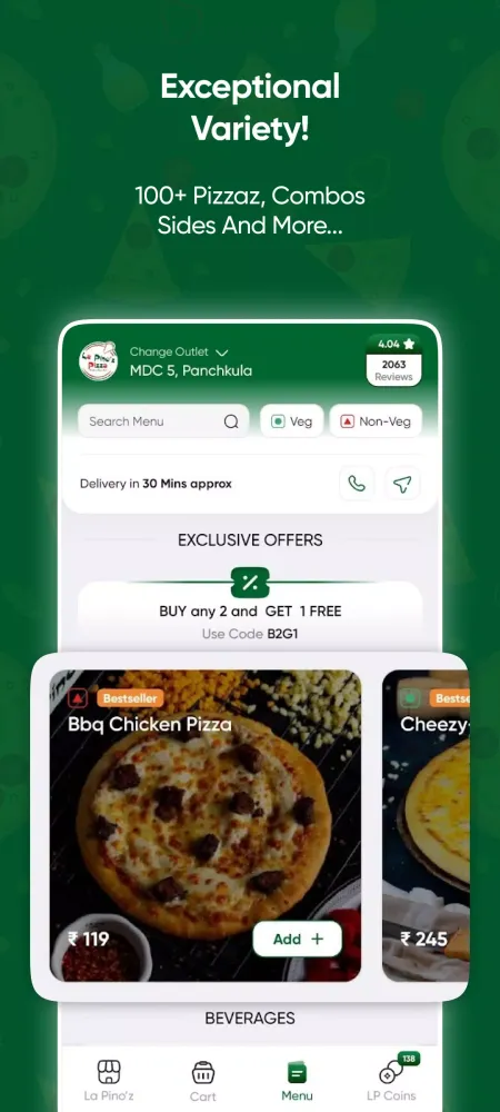 La Pino'z - Order Pizza Online स्क्रीनशॉट